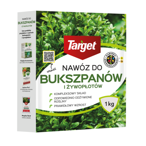 Nawóz granulowany do bukszpanów i żywopłotów 1 kg Target