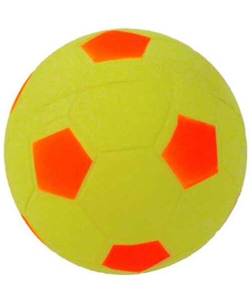 Piłka 90 mm football żółta