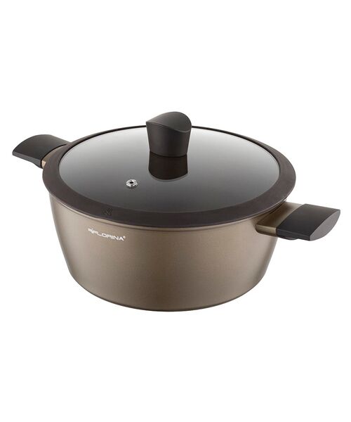 Garnek aluminiowy Cava z pokrywką 28 cm 6,4 l
