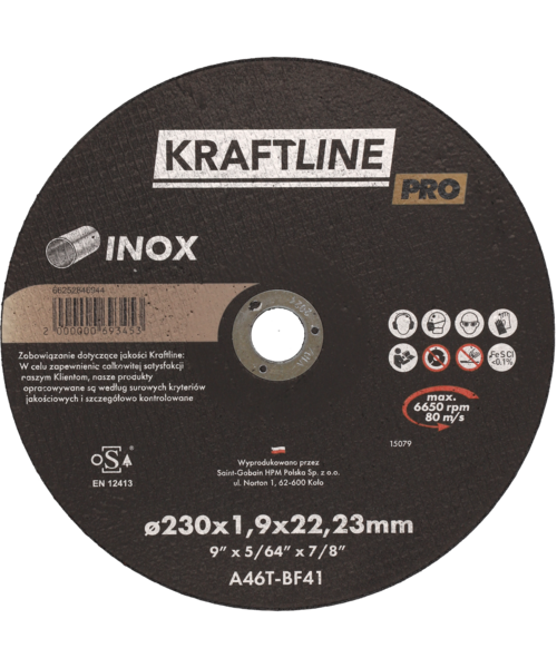 Dischi Da Taglio PFERD 230x1.9mm - 5 Pezzi Per Acciaio E Inox | Taglio Preciso E Duraturo - Foto 9