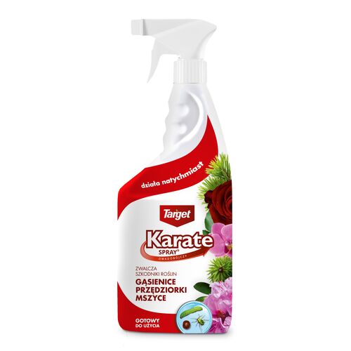 Środek szkodnikobójczy karate spray gąsienice, przędziorki, mszyce 750 ml
