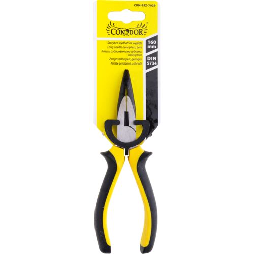Szczypce wydłużone wygięte 160 mm Condor
