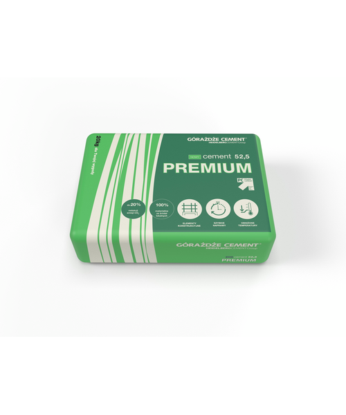 Cement PREMIUM 52,5 20 kg GÓRAŻDŻE - Bricomarche.pl