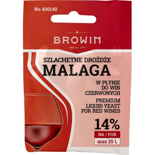 Drożdże do wina Malaga 20 ml Browin