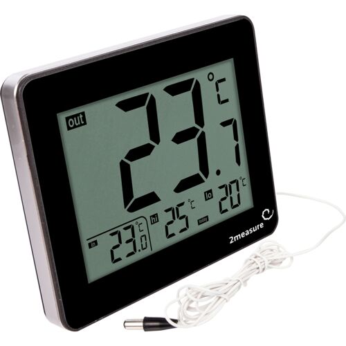 Stacja pogody termometr z zegarem 2Measure