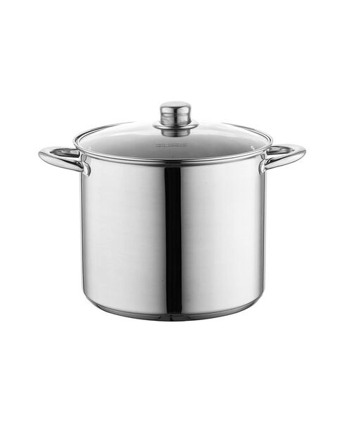 Garnek nierdzewny wysoki Caro z pokrywką 22 cm 6,1 l