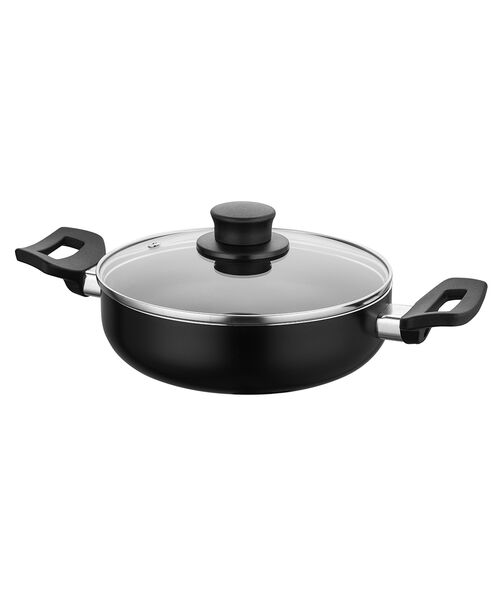 Garnek aluminiowy niski Calina z pokrywką Calina 26 cm 2,9 l