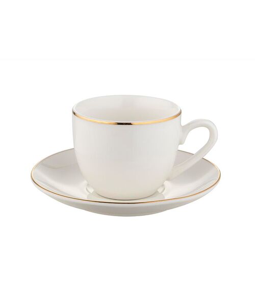 Filiżanka porcelanowa ze spodkiem Belissima 100 ml biały