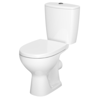 Kompakt WC 613 Arteco 010 3/5 l Clean On z deską duroplastową Cersanit