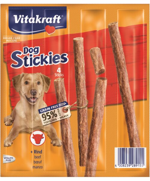 Przysmak dla psa Dog Stickies wołowina 4x11 g Vitakraft