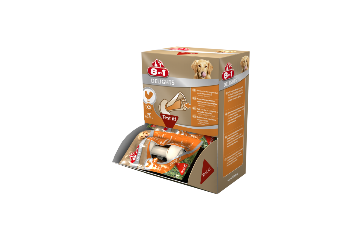 Przysmak 8in1 Delights Bones XS 1 sztuka