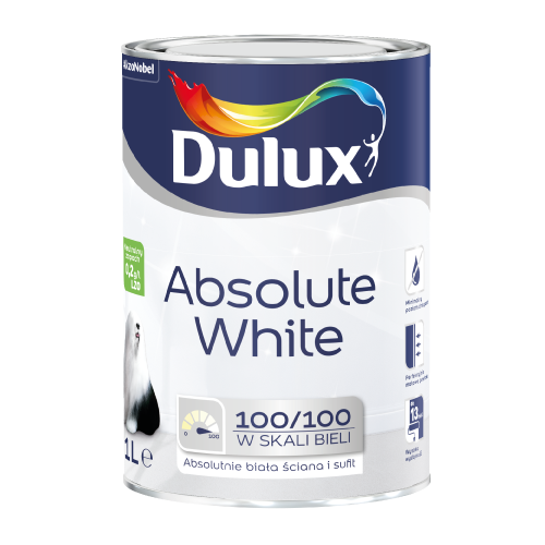 Farba akrylowa Dulux Absolute White 1 l Dulux
