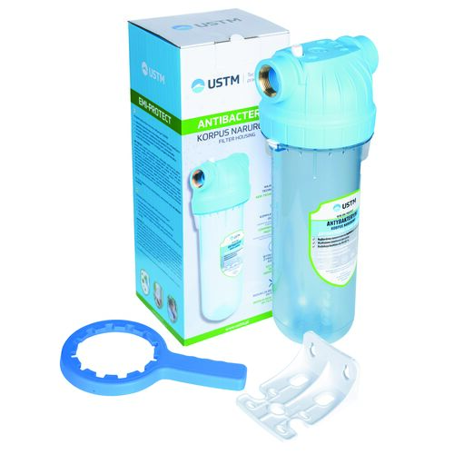 Korpus EMI PROTECT ANTYBAKTERYJNY 1"  komplet (opakowanie+ płytka+klucz+wkręty)