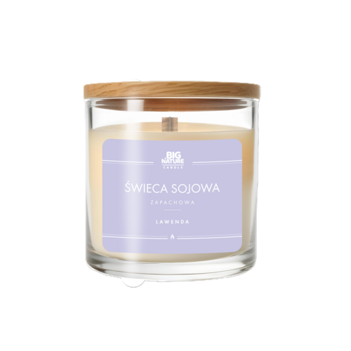 Świeca sojowa zapachowa Lawenda 150 g