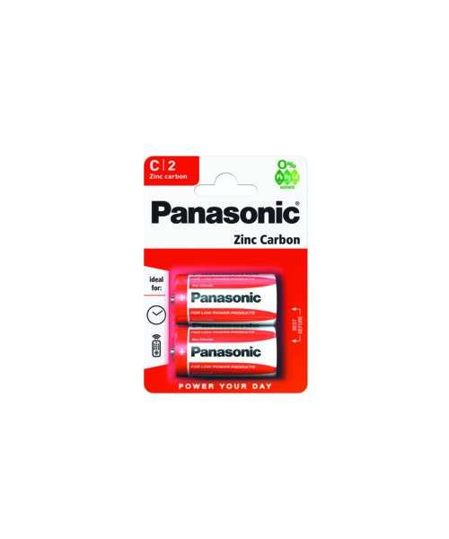 Bateria cynkowo węglowa R14/2BP C 2 sztuki Panasonic