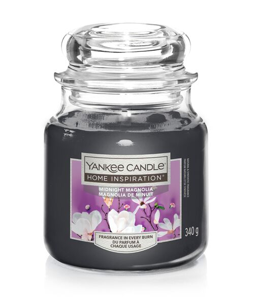 Świeca Yankee Candle Home Inspiration słoik średni Midnight Magnolia