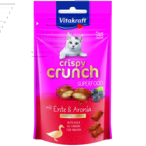 Przysmak dla kota Crispy Crunch kaczka/aronia 60 g Vitakraft