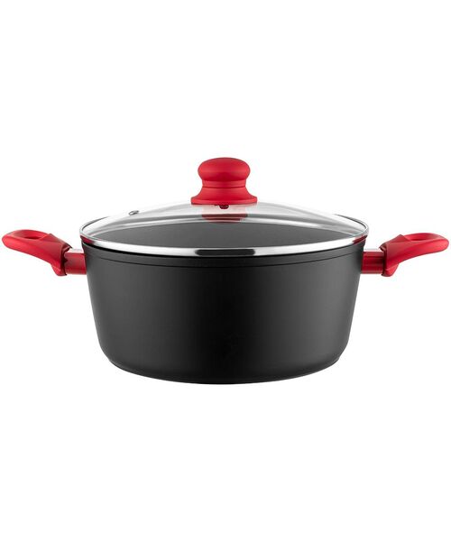 Garnek aluminiowy Mars z pokrywką 24 cm 4,3 l