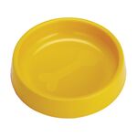 Miska dla psa kota plastikowa 0,2 l żółta