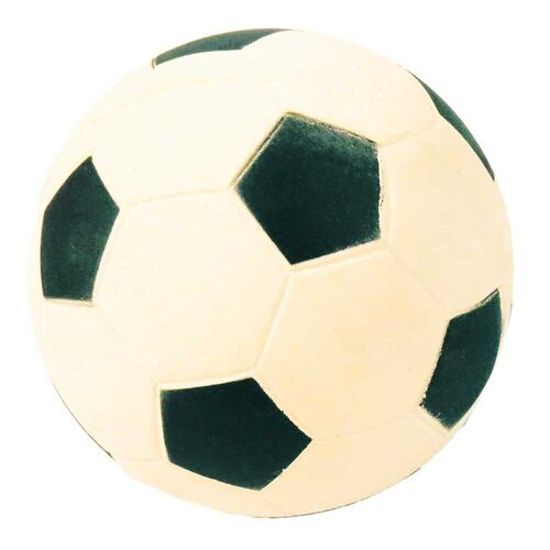 Piłka 90 mm football biało-czarna