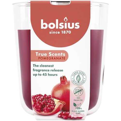 Świeca zapachowa w szkle True Scents Pomegranate 45 h