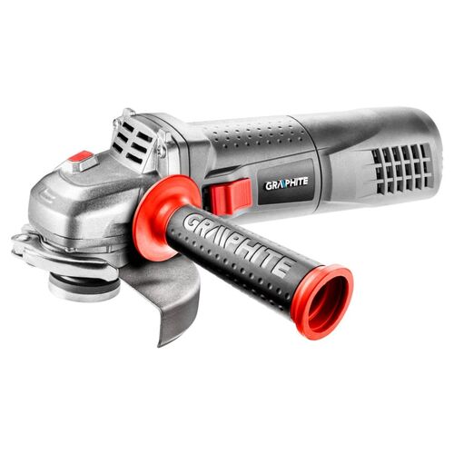 Szlifierka kątowa 900 W, tarcza 125 x 22,2 mm + 10 szt. tarcz do metalu 1.0 INOX, GRAPHITE