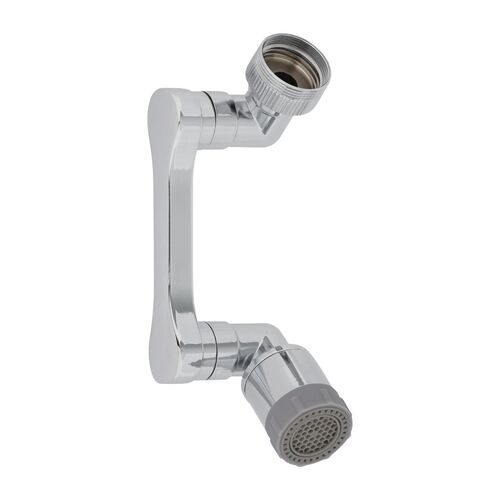 Perlator do baterii obrotowy srebrny