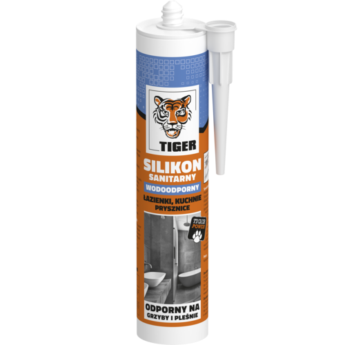 Silikon sanitarny Tiger bezbarwny 280 ml