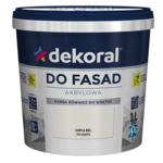 Akrylowa farba fasadowa Polinit ciepła biel 1 l