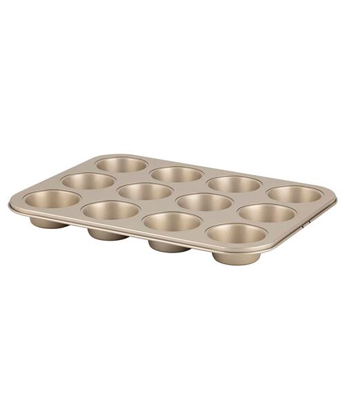 Forma do muffinek 12 sztuk 35 x 26,5 cm szampański