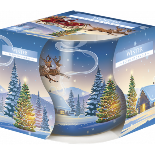 Świeca zapachowa w szkle SN71 zima Bispol