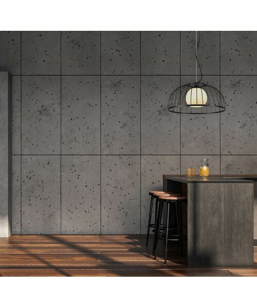 Lampa wisząca Solario płomienna czarna aranżacja