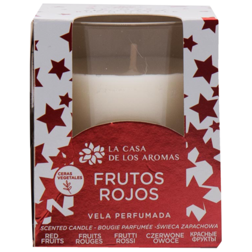 Świeca zapachowa w szkle LCA X-MAS 120 g czerwone owoce
