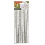 Słomka papierowa metaliczna shake 8 mm 10 sztuk