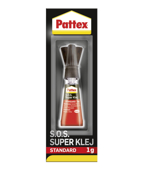Klej błyskawiczny S.O.S. Super Klej Standard 1 g Pattex