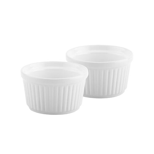 Kokilki ceramiczne Solid 180 ml 2 sztuki biały