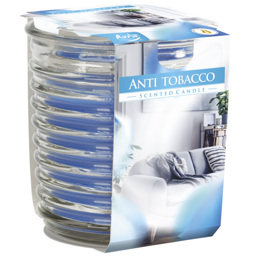 Świeca zapachowa w szkle SNW80 antytabak Bispol