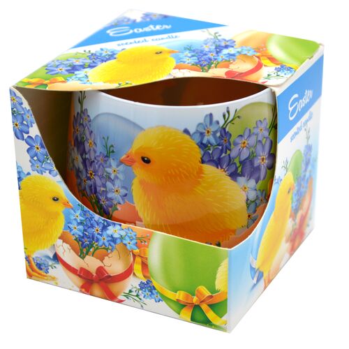 Świeca w szkle zapachowa Wielkanocny Kurczak