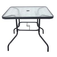 Stół ENDO stalowy kwadrat fala wodna 90 x 90 cm