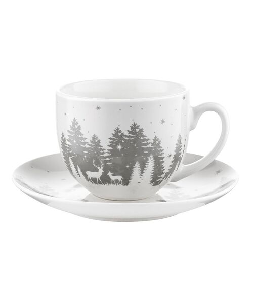 Filiżanka ze spodkiem Alaska las 240 ml wielokolorowy