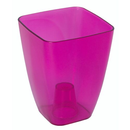 Osłonka STORCZYK 13 kwadrat transparentny różowy