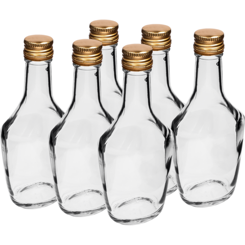 Butelka Bosmańska 250 ml biała 6 sztuk