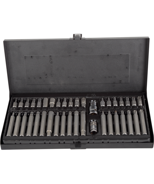 Zestaw końcówek T20-T55 M5-M12 HEX4-HEX12 40 sztuk S2 PROLINE