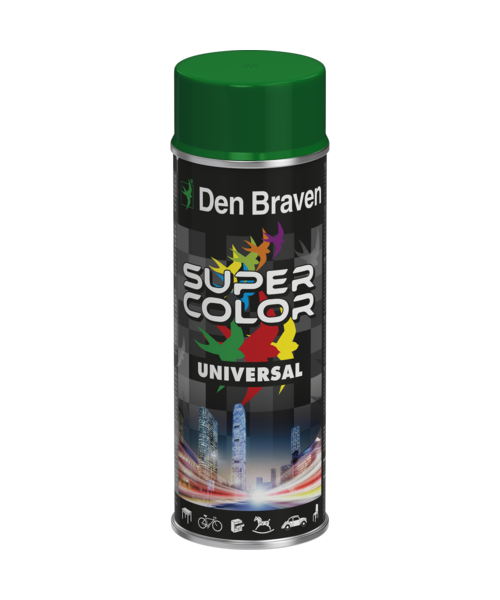 Lakier w aerozolu uniwersalny 400 ml ciemnozielony