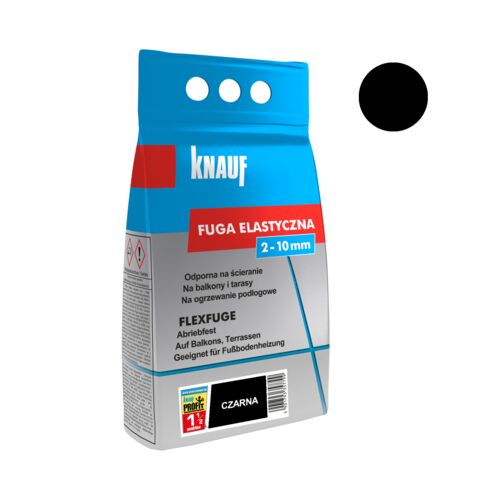 Fuga elastyczna 1,5 kg czarna Knauf