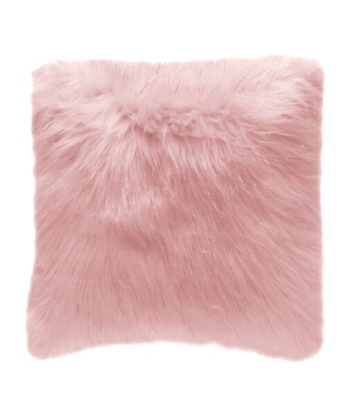 Poduszka SHINY FUR różowa