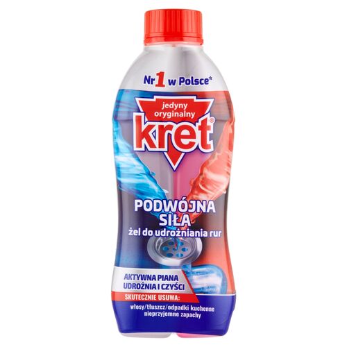 Żel do udrażniania rur dwufazowy 700 g KRET