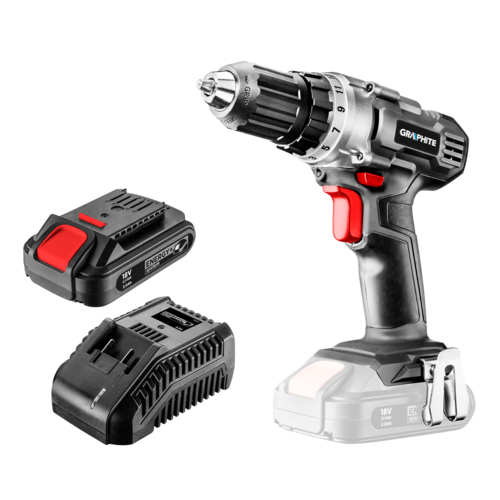 Wiertarko-wkrętarka akumulatorowa 58G000-SET1 Energy+ 18 V zestaw Graphite