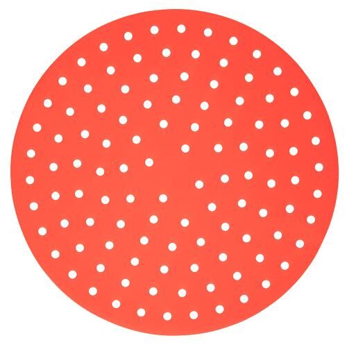 Mata silikonowa Spiżarnia Pani Domu okrągłą do gotowania słoików 28 cm czerwony