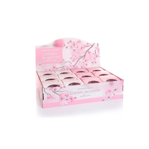 Świeca zapachowa w szkle Cherry Blossom 115 g 12 sztuk